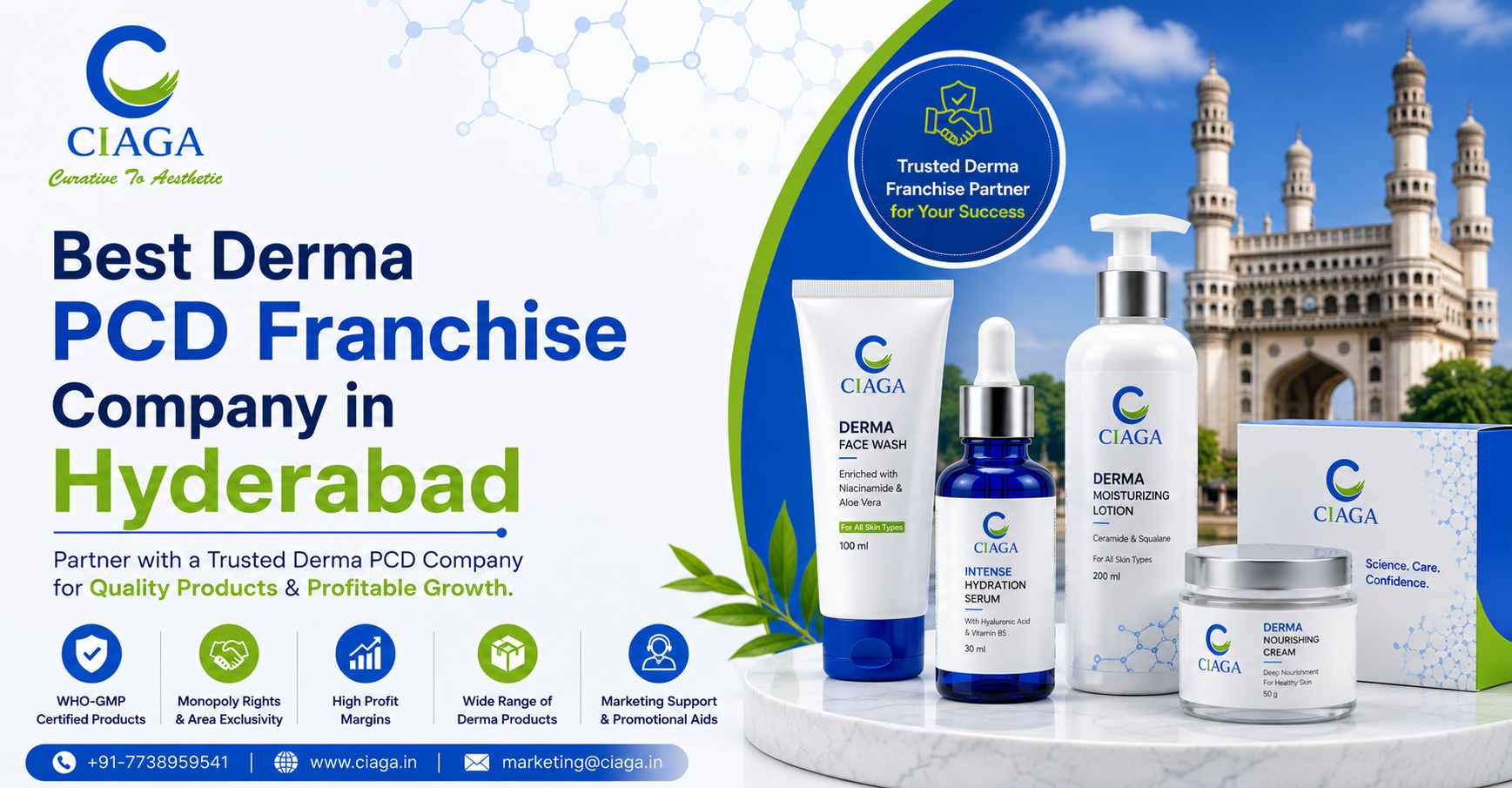 Best Derma PCD Franchise Company in Hyderabad
