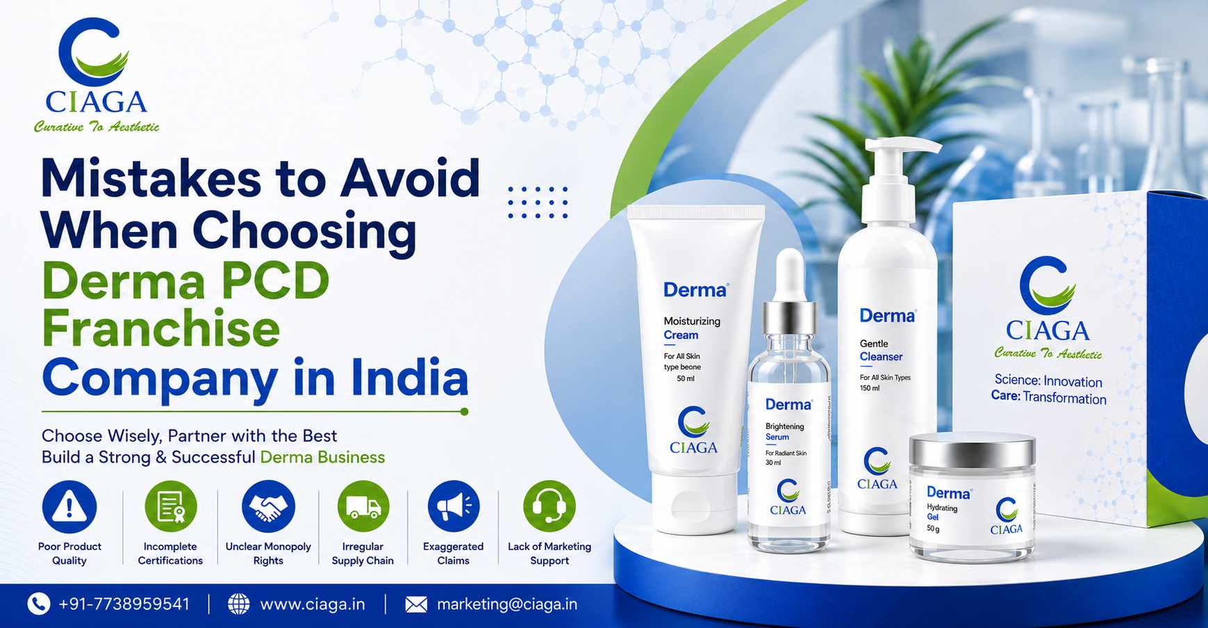 Mistakes to Avoid When Choosing Derma PCD Franchise Company in India